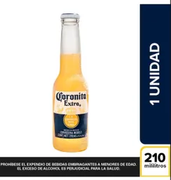 Coronita Cerveza Extra X 210 Ml