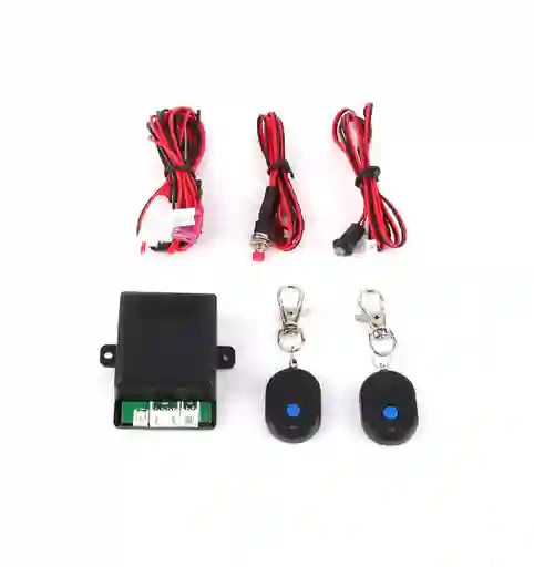 Sistema Antirrobo De Inmovilizador Universal De Alarma De Coche De 12v + 2 Controlador Remoto