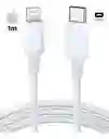 Cable Iphone Original Apple Tipo C A Lightning 1 Metro Carga Rapida A1703