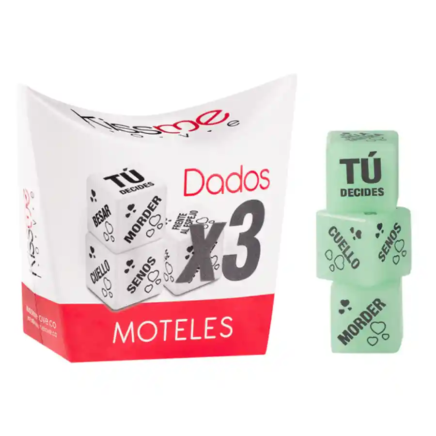 Dados Motel Luminosos X 3 Kiss Me