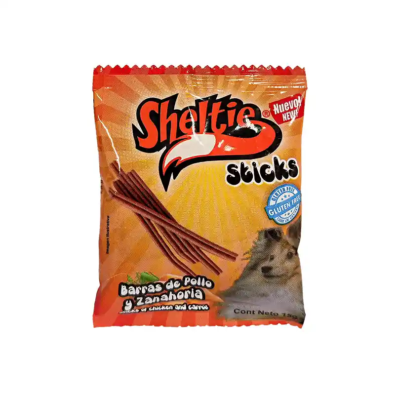 Sheltie Sticks Barra Zanahoria 15 Gr