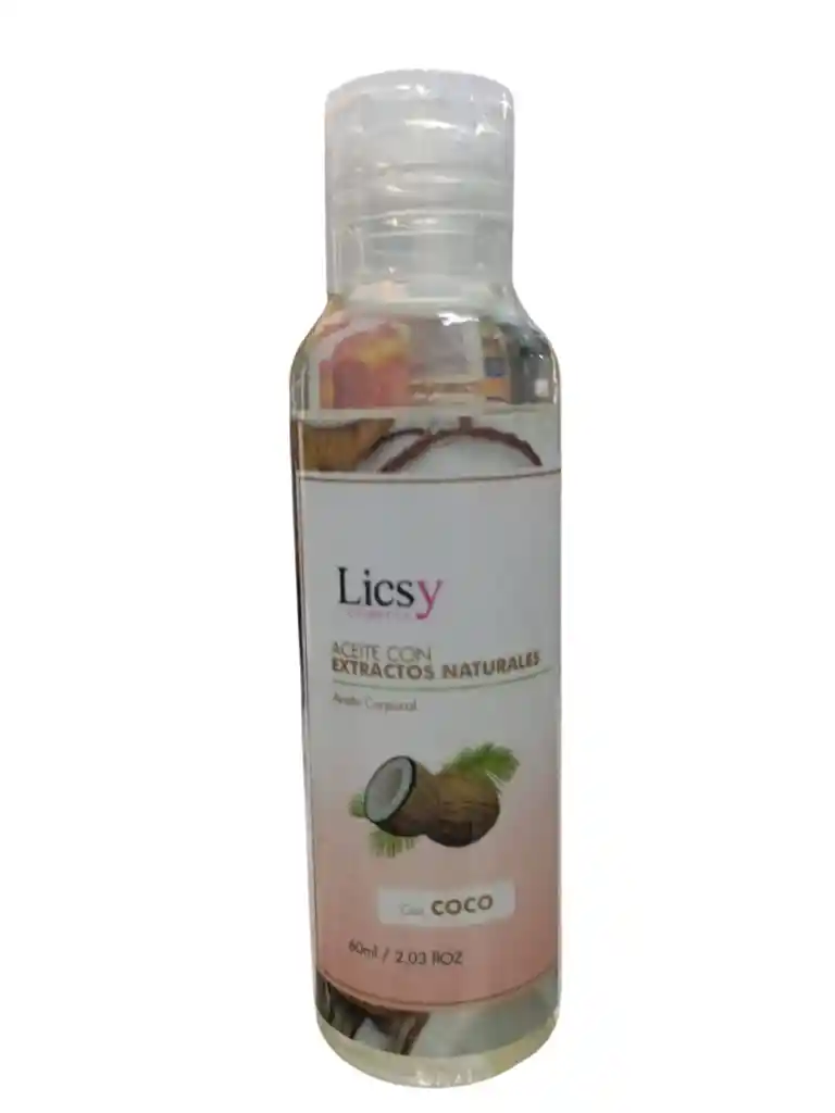 Aceite De Coco X 60 Ml Licsy