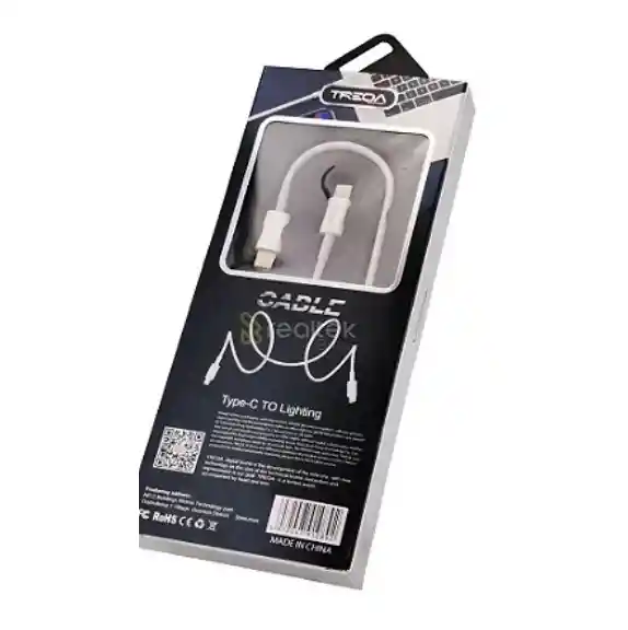 Cable De Carga Tipo C A Lightning Con Conectores Duraderos