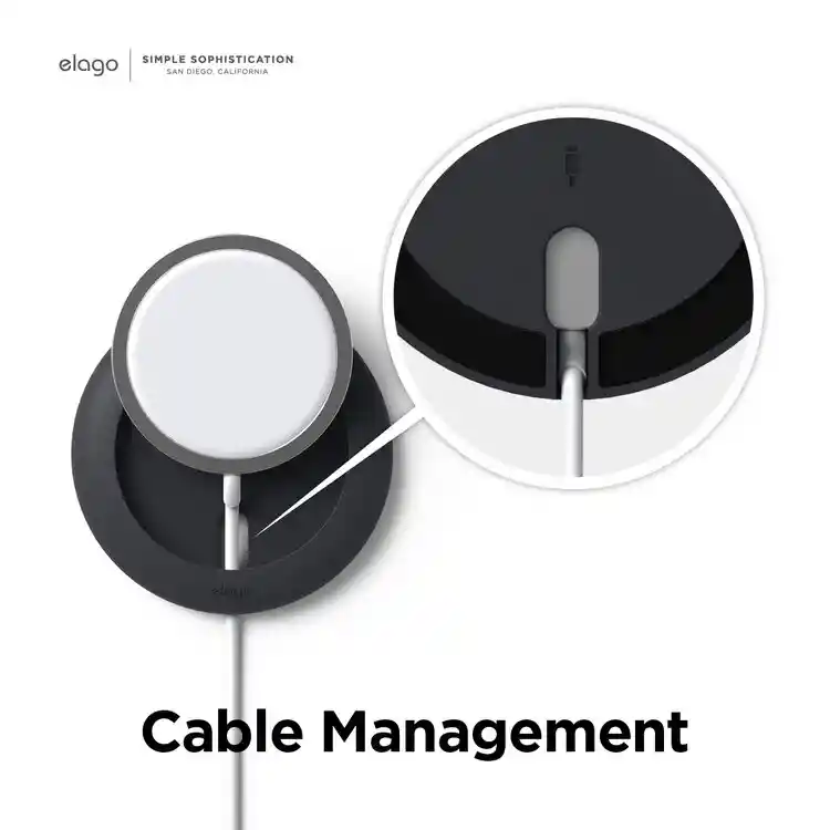 Estuche Para Base De Cargador Magsafe Elago En Negro