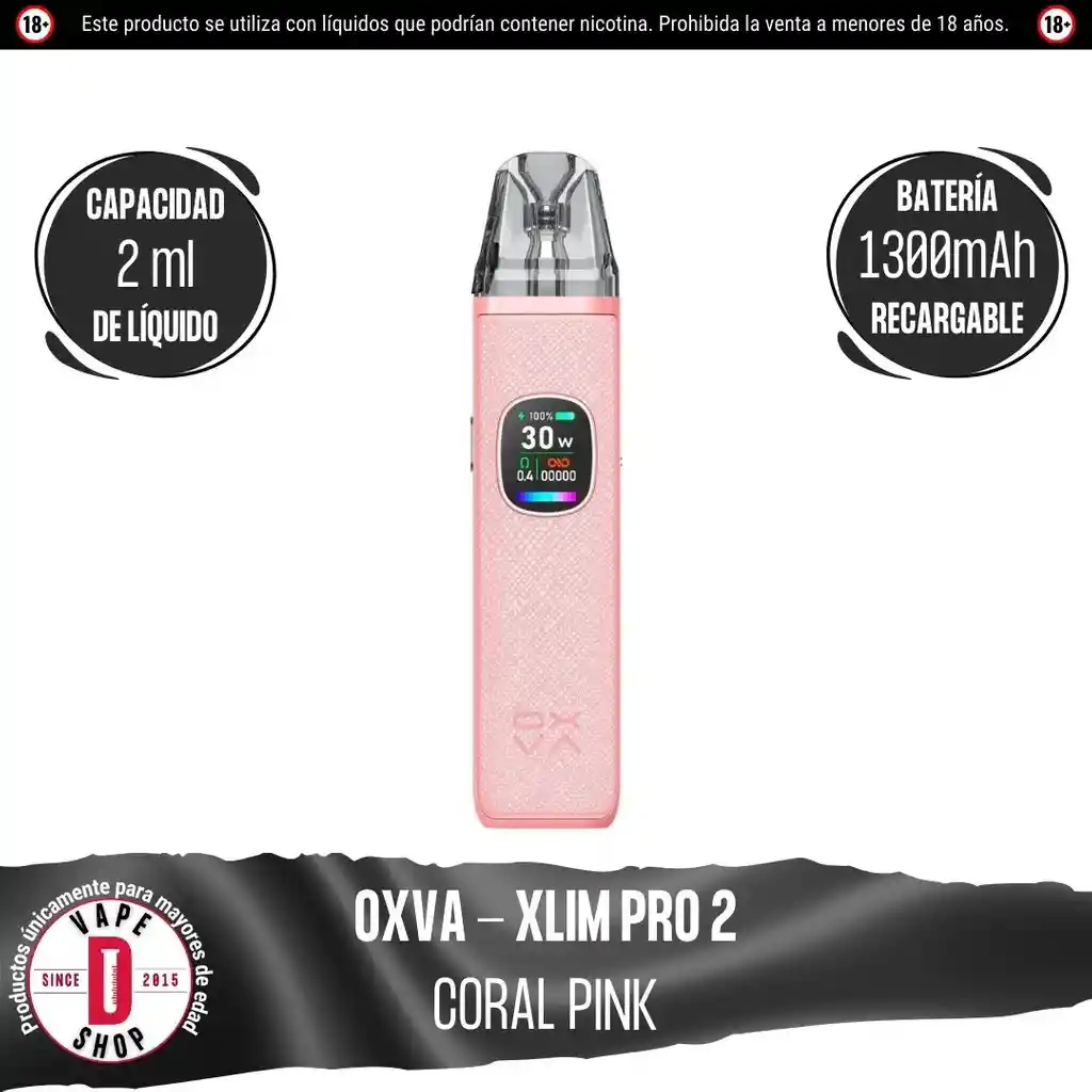 Xlim Pro 2 Pod Kit - Coral Pink - Oxva