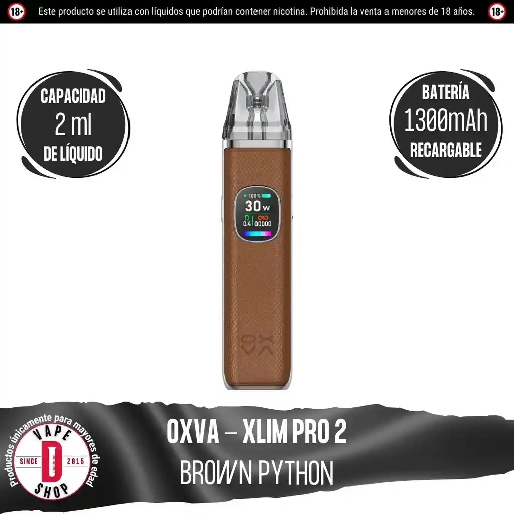 Xlim Pro 2 Pod Kit - Brown Python - Oxva