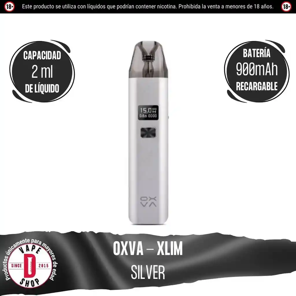 Xlim Pod Kit - Silver - Oxva