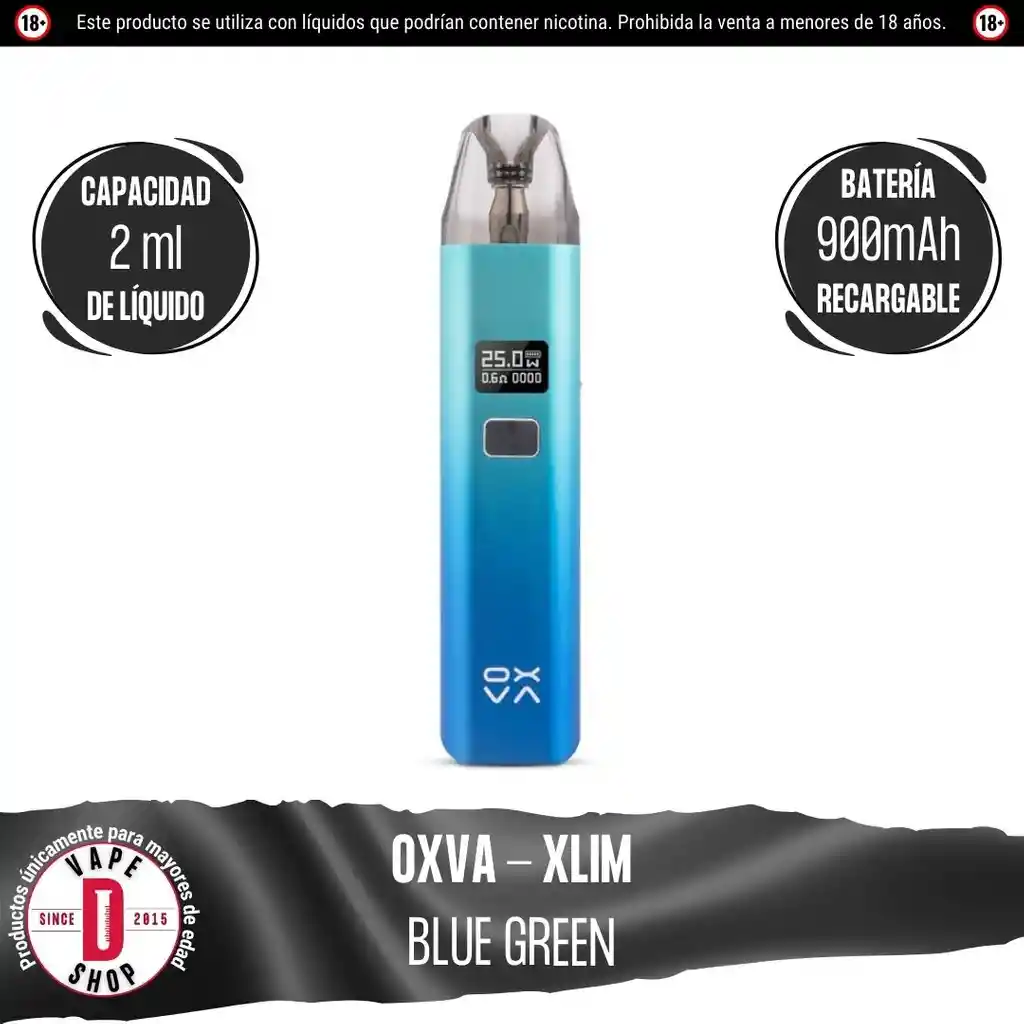 Xlim Pod Kit - Blue Green - Oxva