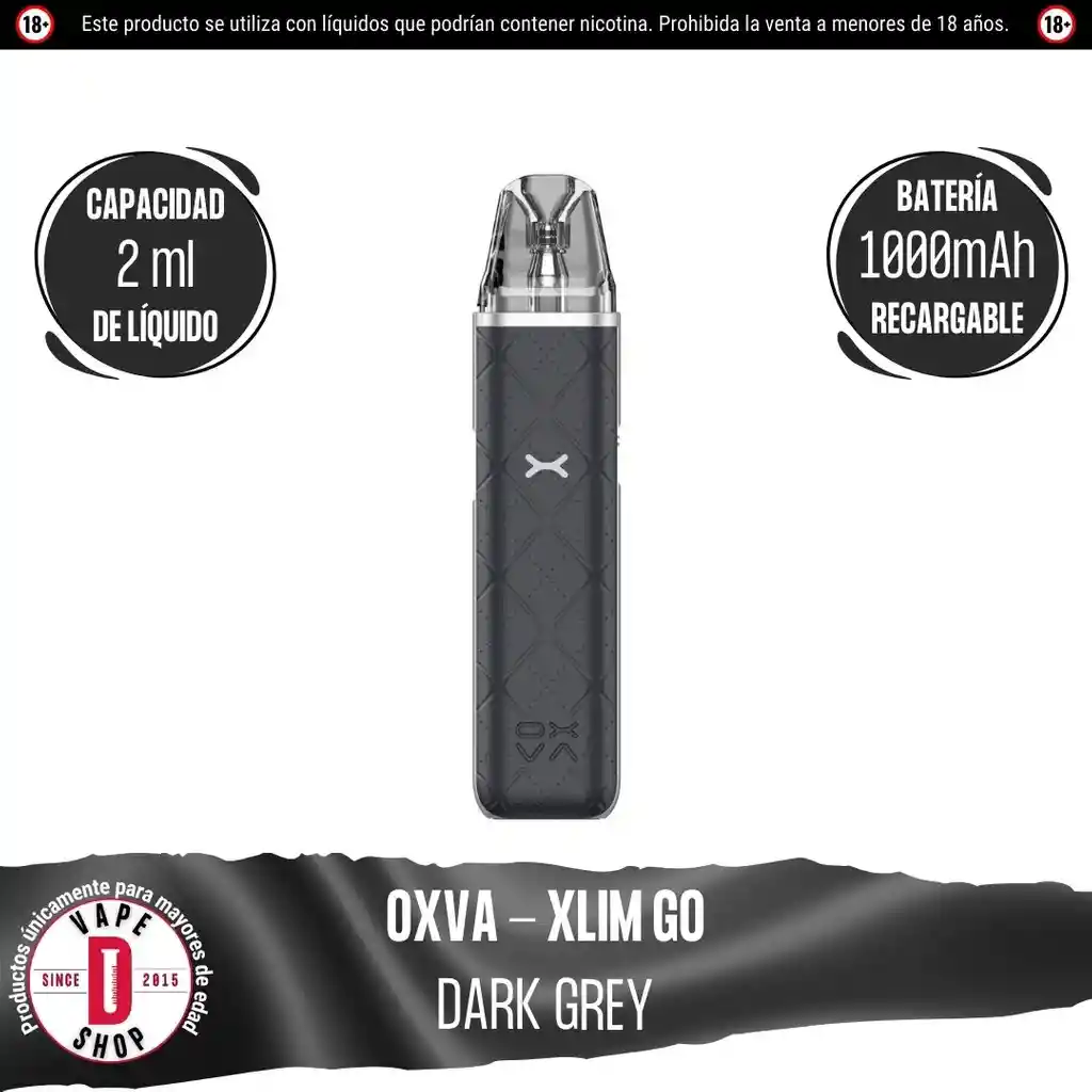 Xlim Go Pod Kit - Dark Grey - Oxva