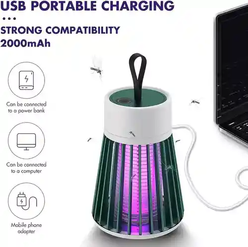 Lampara Eléctrica Led Trampa Repelente Para Mosquitos