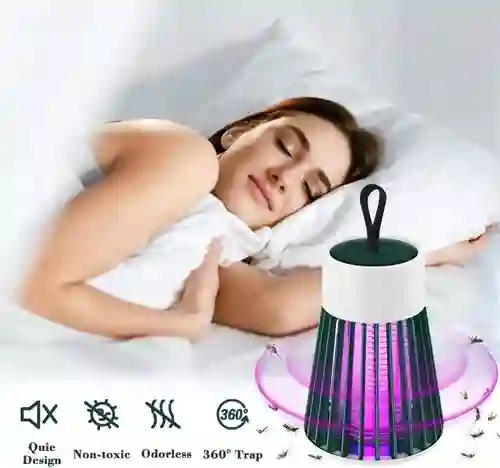 Lampara Eléctrica Led Trampa Repelente Para Mosquitos