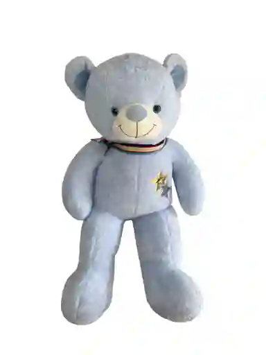 Peluche Oso Grande Azul Pastel