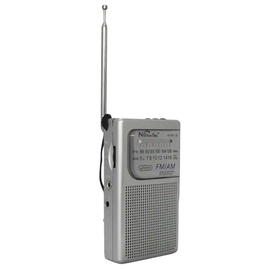 Radio Portatil Am Fm Con Ranura Usb Recargable