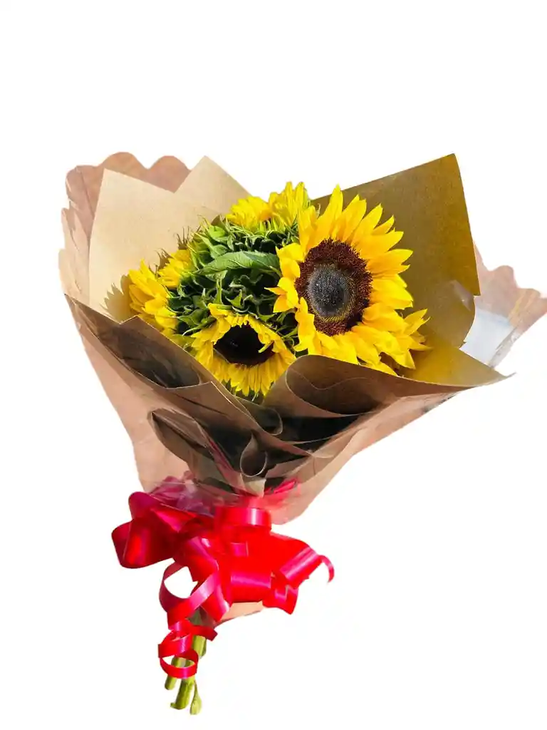 Girasoles En Bouquet