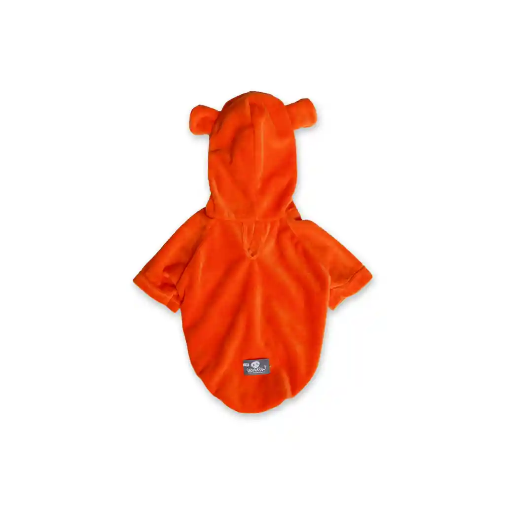 Hoodie Xxs Orejas Suavetina Naranja