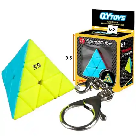 Pyraminx Llavero Mini Qiyi Speed Clasico Profesional