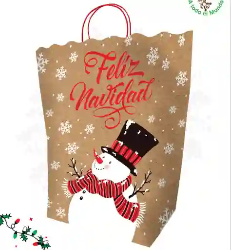 Bolsa De Navidad Extra Grande Larga - Tamaño 59 X 47 X 17