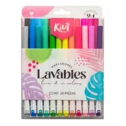 Kiut Marcadores Lavables X24