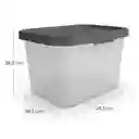 Caja Organizadora Estrabox 20l Estra 4-1048114 -transparente