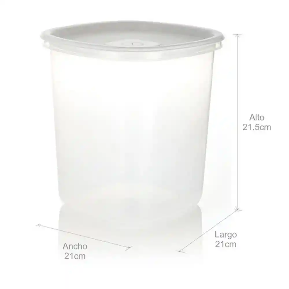 Recipiente Para Despensa Alto 5l Estra 4-1001720 -transparente