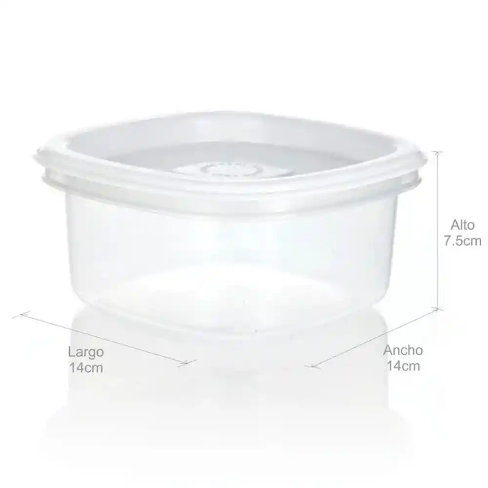 Recipiente 0.7l Estra 4-1001932 -transparente