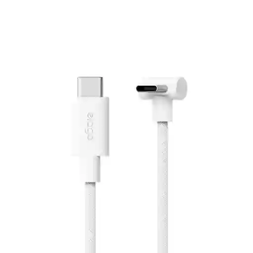 Cable Usb-c A Usb-c De 90 Grados 2 Metros Elago En Blanco