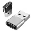 1 Adaptador Usb Macho A Tipo C Hembra Convertidor Conector Macbook Iphone Samsung S22 S20 Android