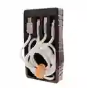 El Cable De Carga Rápida 3 En 1 Ca Blanco -880 Con Tecnología Innovadora