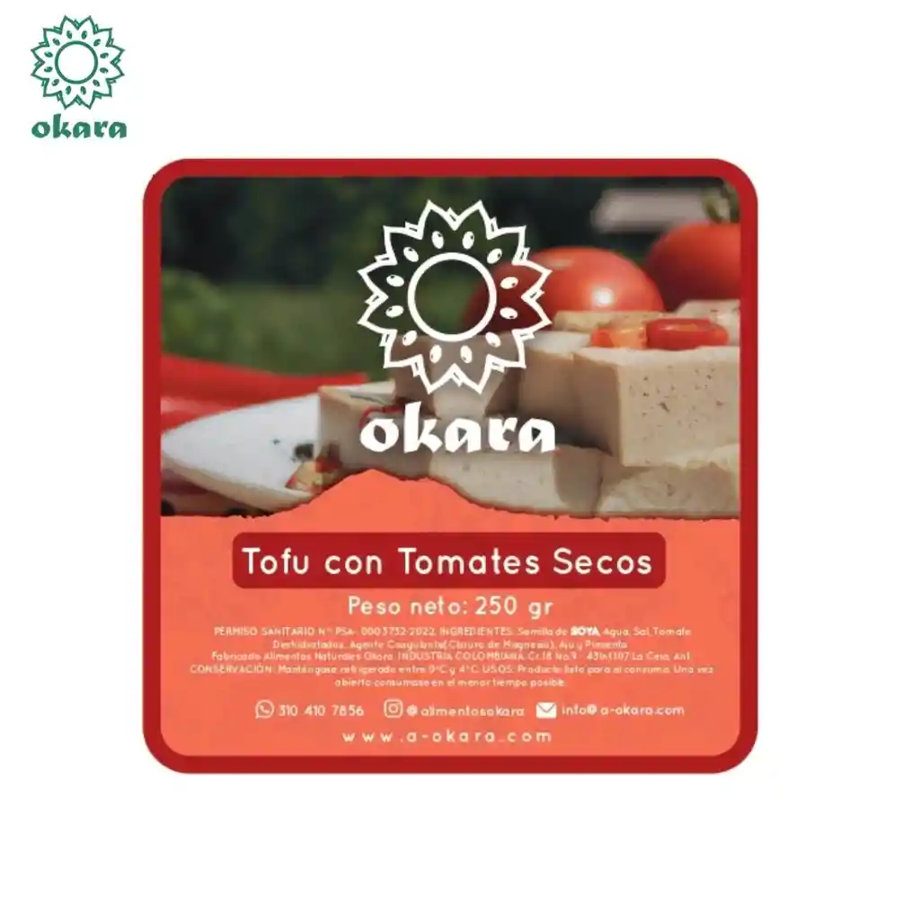 Tofu Con Tomates Secos - 80 G