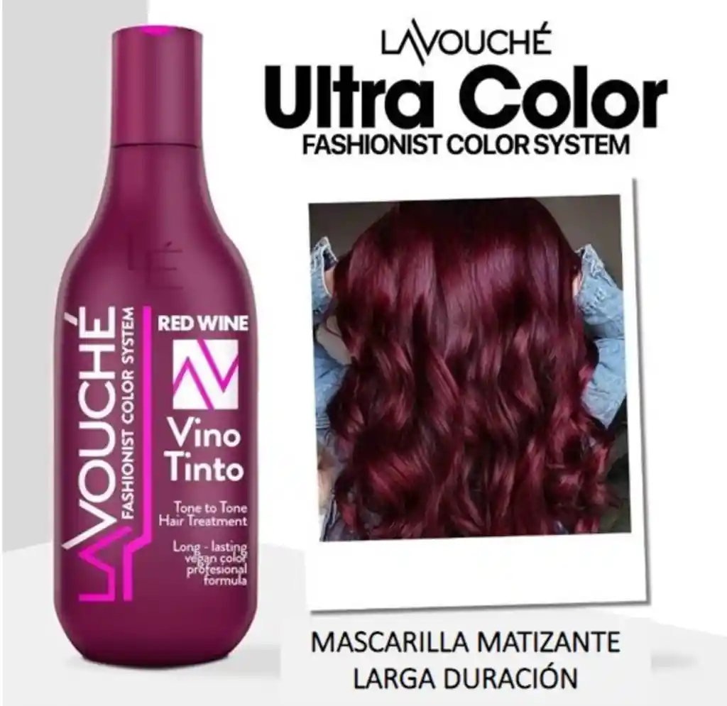 Matizante Rojo Vino Larga Duracion Lavouche 300ml