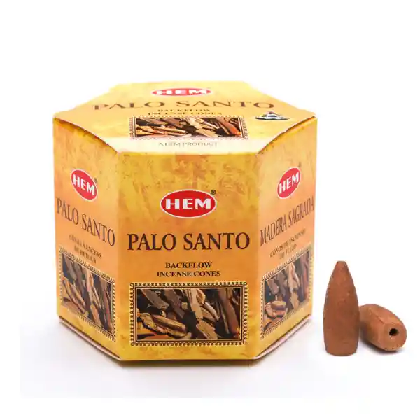 Hem Incienso Backflow Conos De Reflujo Fragancia Palo Santo Efecto Cascada