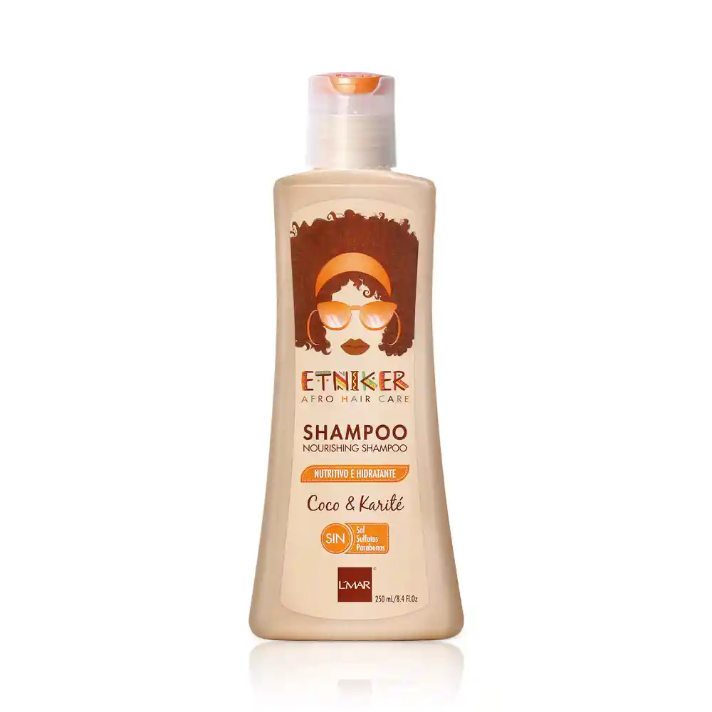 Shampoo Nutritivo E Hidratante Rizos Etniker 250ml