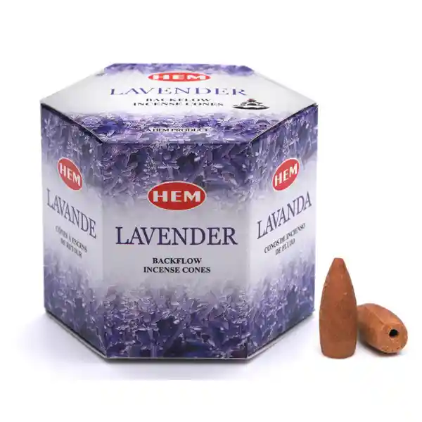 Hem Incienso Backflow Conos De Reflujo Fragancia Lavanda Efecto Cascada