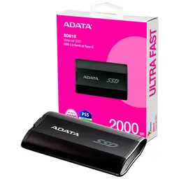 Unidad Solida Externa Adata Sd810 2tb Usb 3.2 (usb-c)