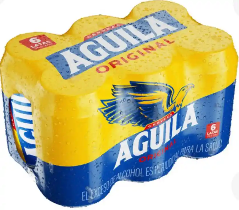 Six Pack Cerveza Aguila 330 Ml