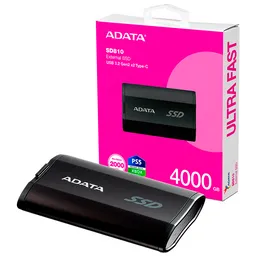 Unidad Solida Externa Adata Sd810 4tb Usb 3.2 (usb-c)