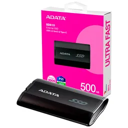 Unidad Solida Externa Adata Sd810 500gb Usb 3.2 (usb-c)