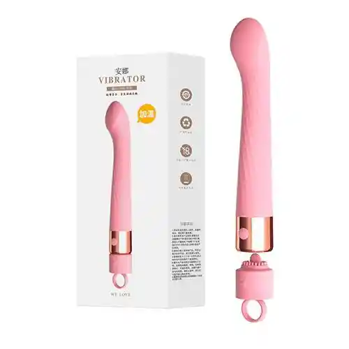 Vibrador Consolador 2 En 1 Termico Estimulador Punto + Lengua Recargable