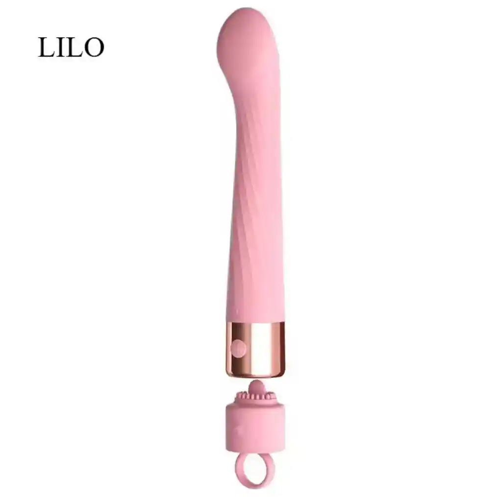 Vibrador Consolador 2 En 1 Termico Estimulador Punto + Lengua Recargable