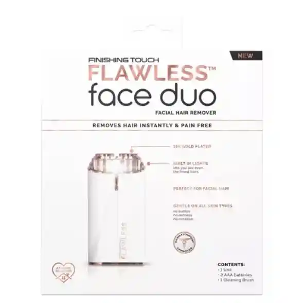 Depilador Flawless Facial Face/duo-myrs11: Tecnología De Precisión Sin Dolor