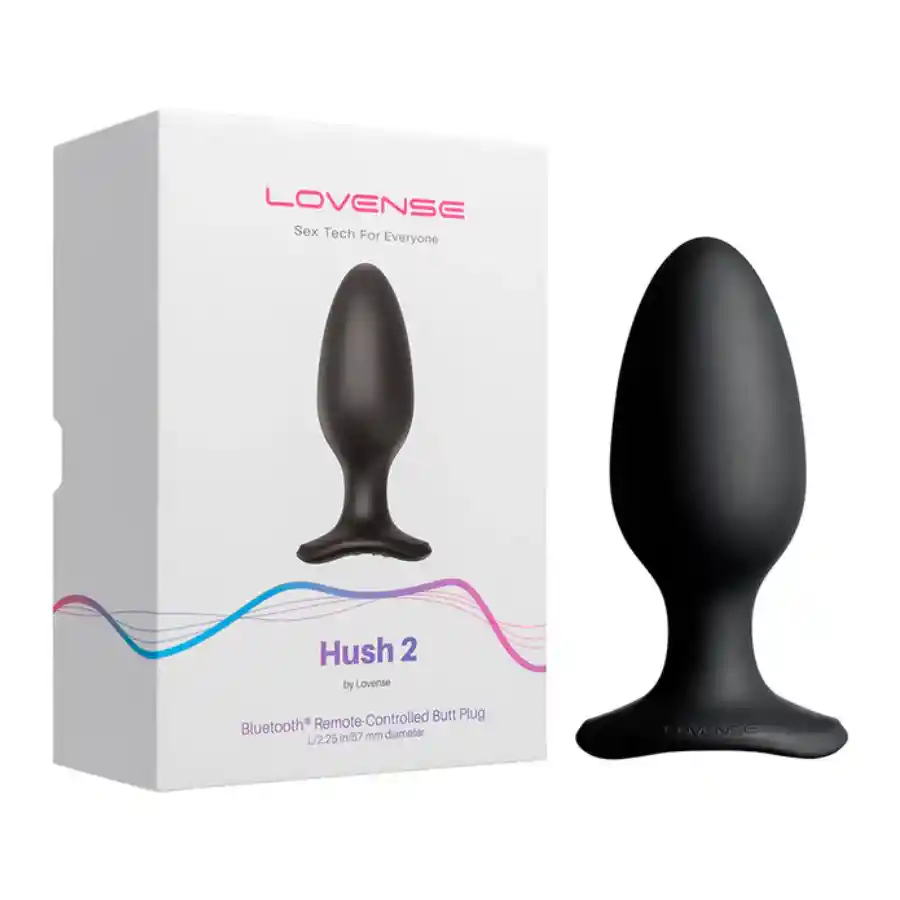 Plug Anal Vibrador Hush 2 Talla L Lovense