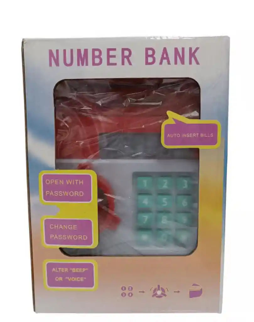 Alcancía Electrónica De Billetes Tipo Caja Fuerte