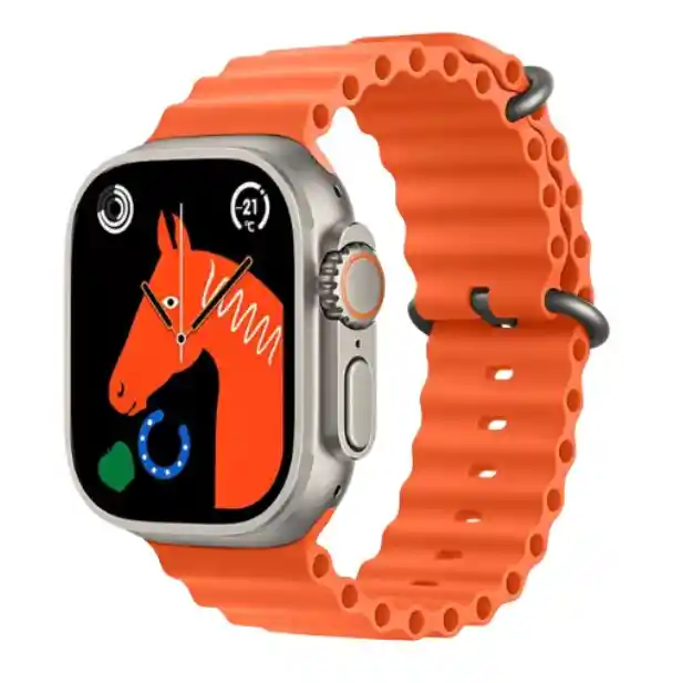 Smartwatch T900 Ultra 1.1 Naranja + Manilla De Obsequio