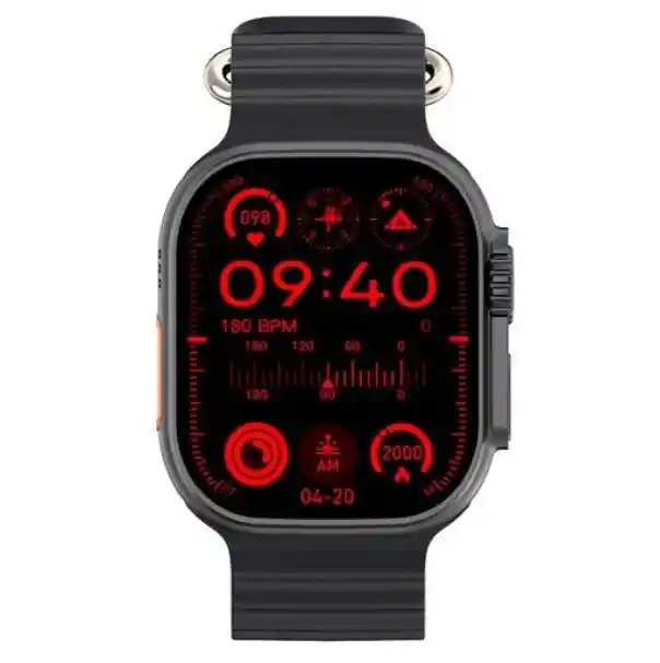 Smartwatch T900 Ultra 2 1.1 Negro + Pulso De Obsequio: Conecta Tu Vida