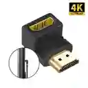 1 Adaptador En L Hdmi Angulo 90 Grados Ultra Hd 4k Smart Tv Monitor Proyector