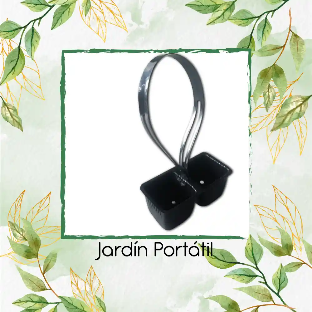 Jardín Portátil 2 Cavidades