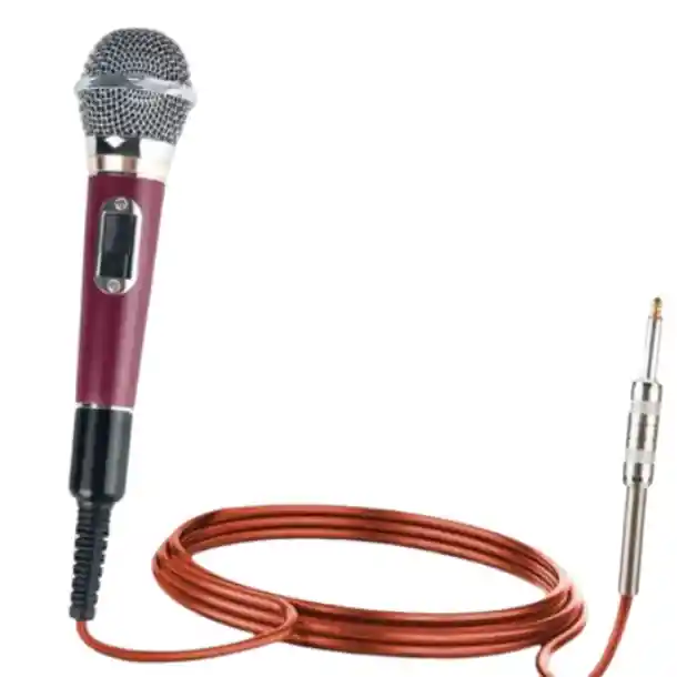 Micrófono Con Cable Ys-308 Para Grabaciones Y Eventos