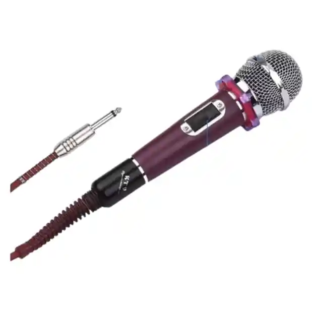 Micrófono Con Cable Ys-308 Para Grabaciones Y Eventos