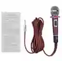 Micrófono Con Cable Ys-308 Para Grabaciones Y Eventos