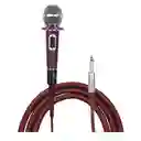 Micrófono Con Cable Ys-308 Resistente Y Versátil